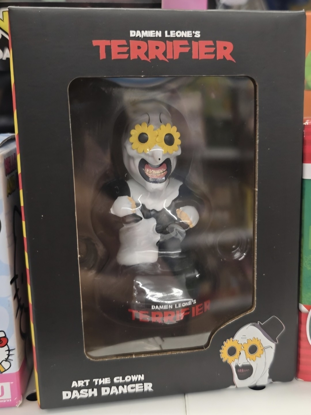 Art the Clown Dash Dancer Figure - Black & White with Yellow Accents